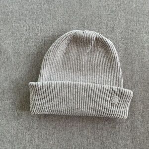 NWOT Aday Grey Cashmere Wool Beanie Balaclava Winter Hat